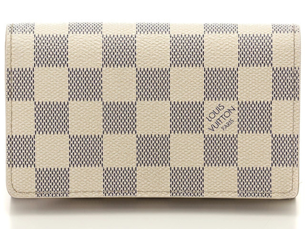 LOUIS VUITTON Portefeuille Tresor Azur White